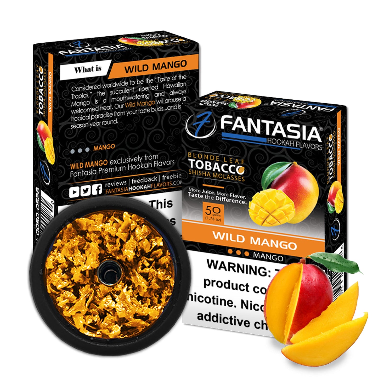 Fantasia Hookah Shisha Tobacco 50g Pack