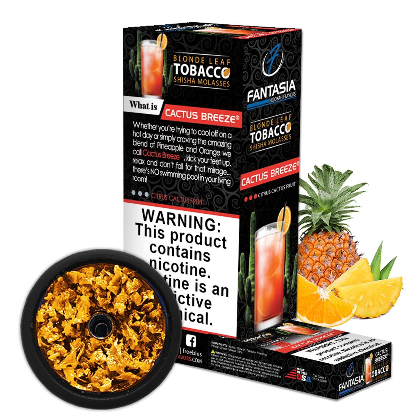 Fantasia Hookah Shisha Tobacco 500g Display (10 X 50g Pack)