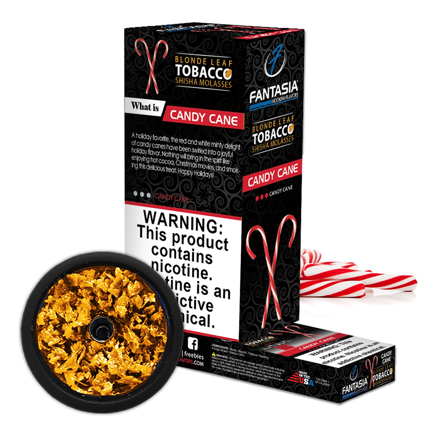 Fantasia Hookah Shisha Tobacco 500g Display (10 X 50g Pack)