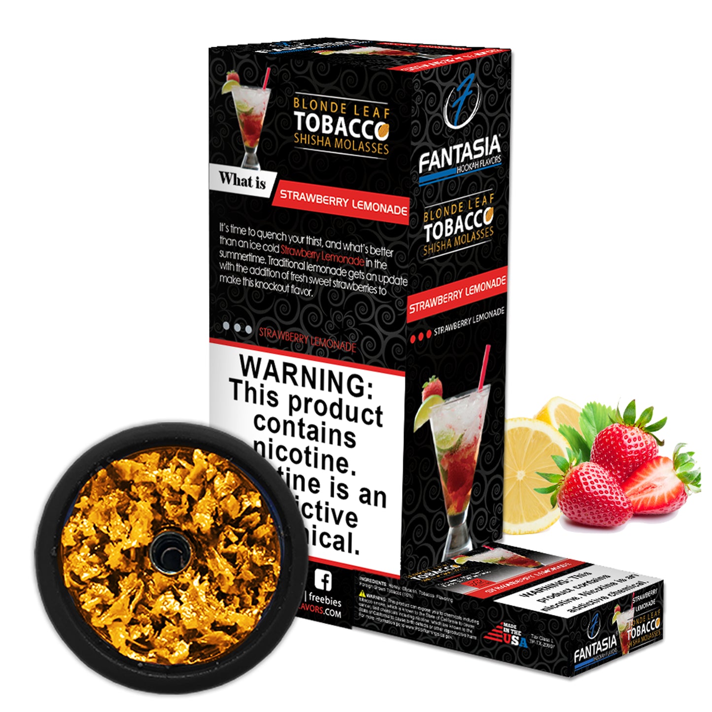 Fantasia Hookah Shisha Tobacco 500g Display (10 X 50g Pack)