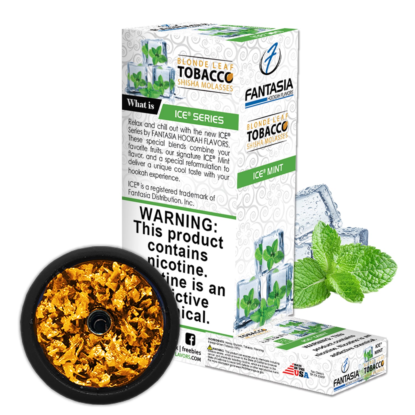 Fantasia Hookah Shisha Tobacco 500g Display (10 X 50g Pack)