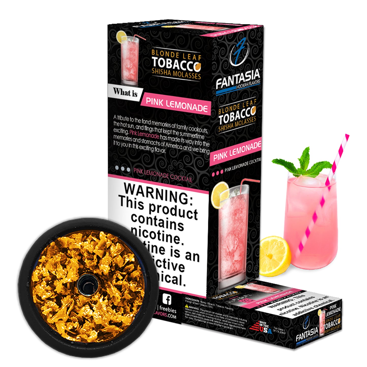 Fantasia Hookah Shisha Tobacco 500g Display (10 X 50g Pack)