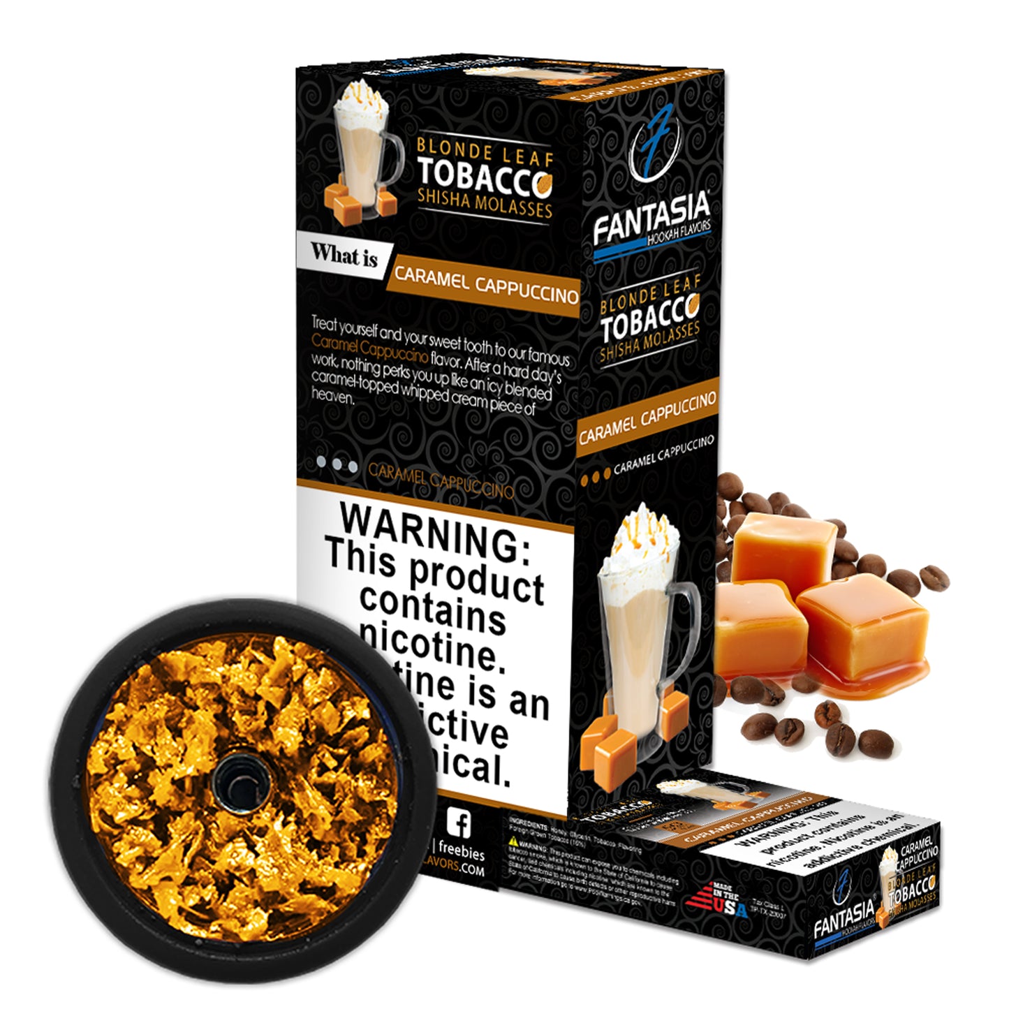 Fantasia Hookah Shisha Tobacco 500g Display (10 X 50g Pack)