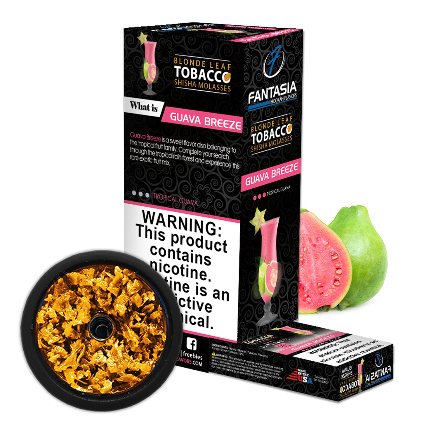 Fantasia Hookah Shisha Tobacco 500g Display (10 X 50g Pack)