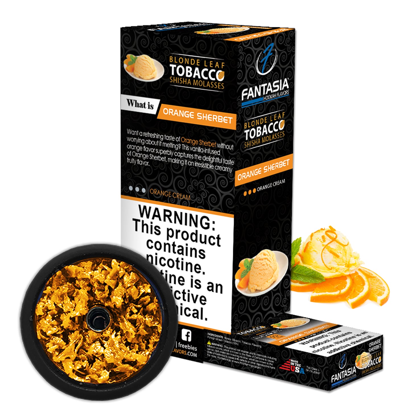 Fantasia Hookah Shisha Tobacco 500g Display (10 X 50g Pack)