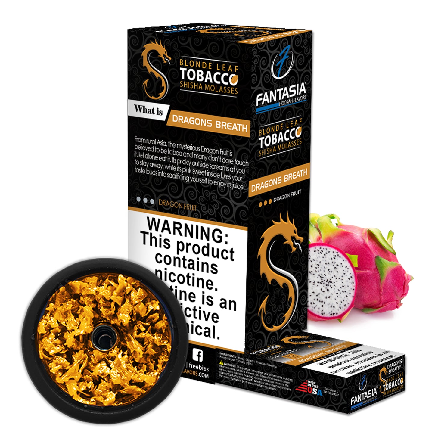 Fantasia Hookah Shisha Tobacco 500g Display (10 X 50g Pack)