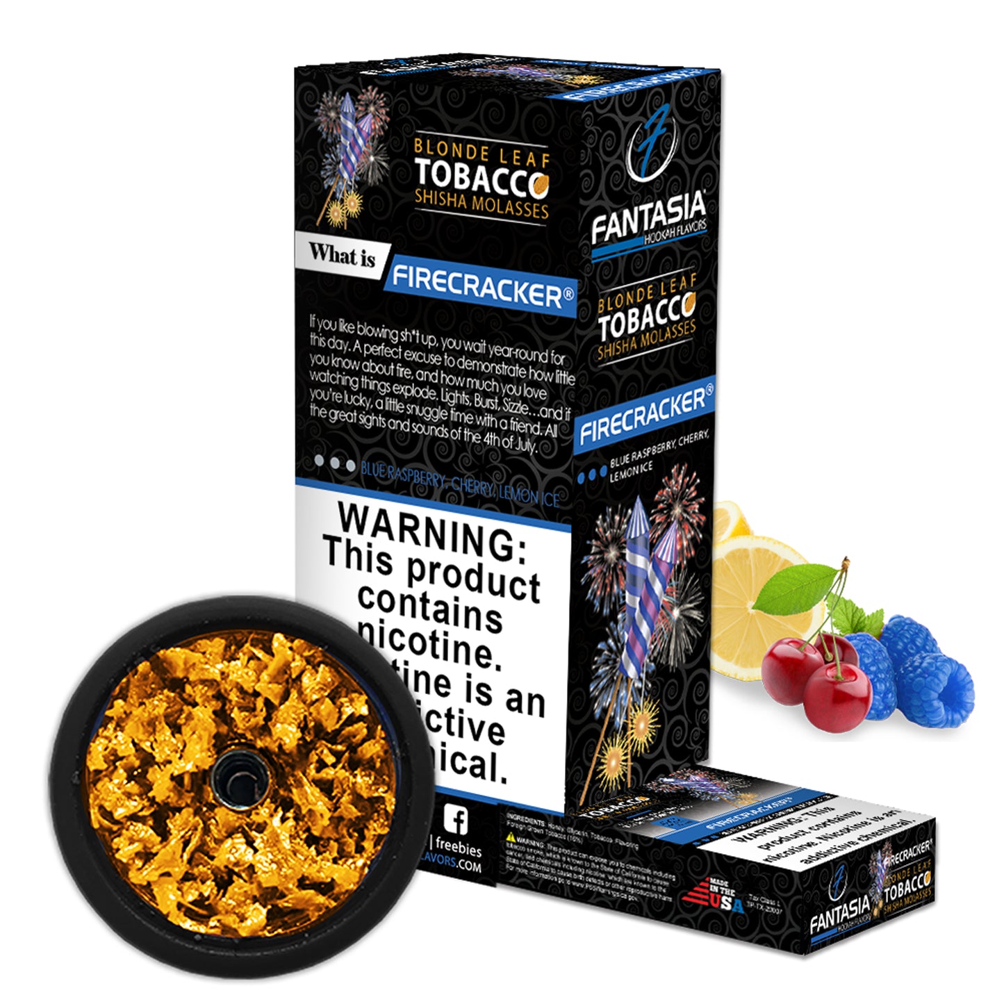 Fantasia Hookah Shisha Tobacco 500g Display (10 X 50g Pack)