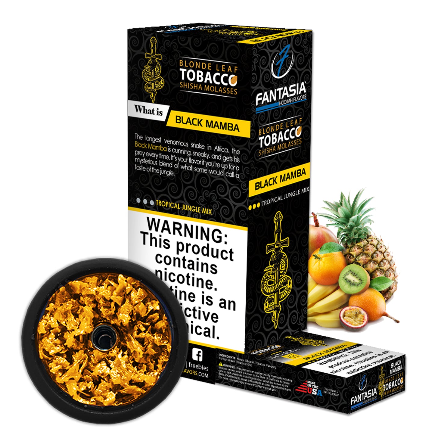 Fantasia Hookah Shisha Tobacco 500g Display (10 X 50g Pack)