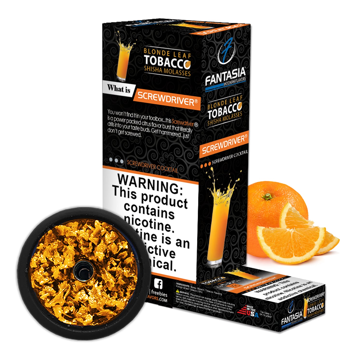 Fantasia Hookah Shisha Tobacco 500g Display (10 X 50g Pack)