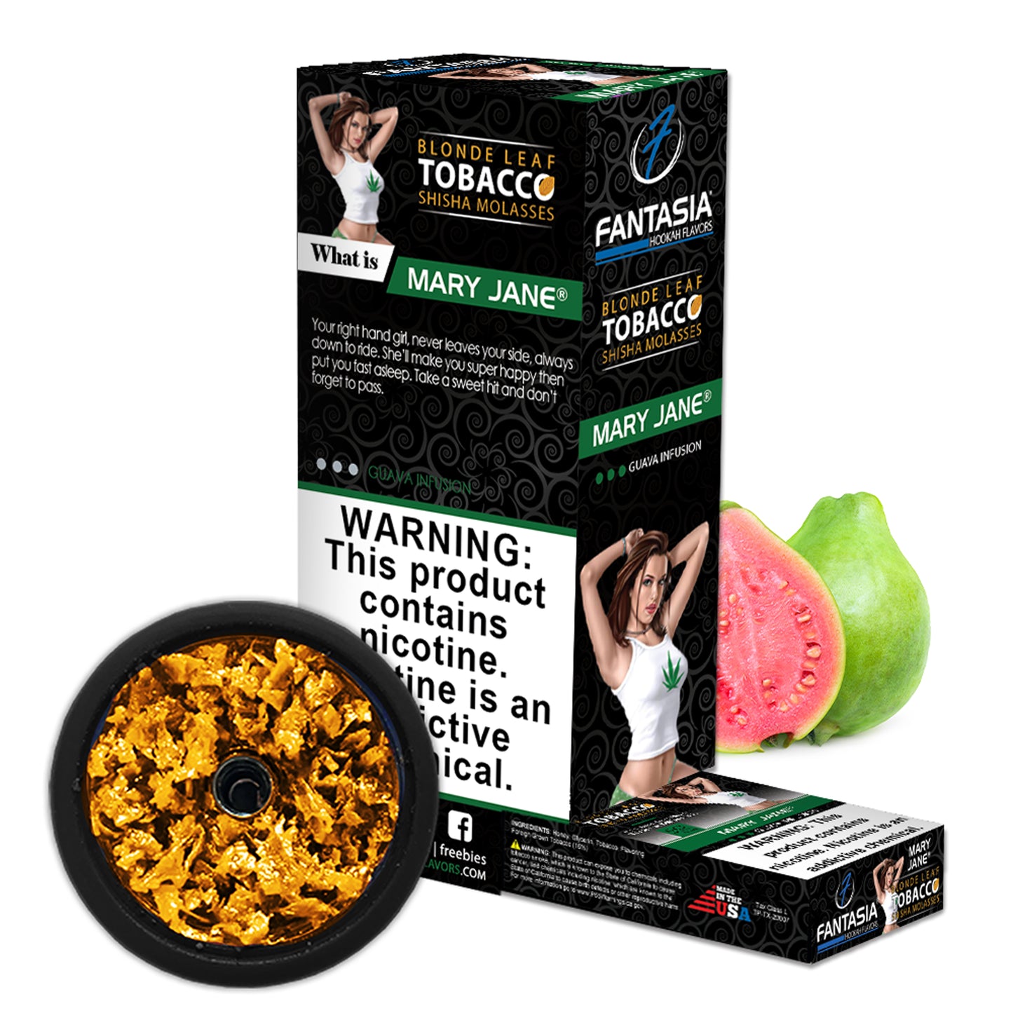Fantasia Hookah Shisha Tobacco 500g Display (10 X 50g Pack)