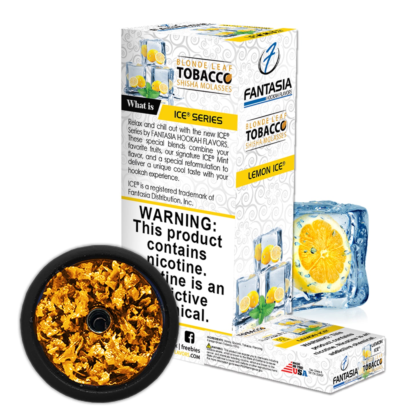 Fantasia Hookah Shisha Tobacco 500g Display (10 X 50g Pack)