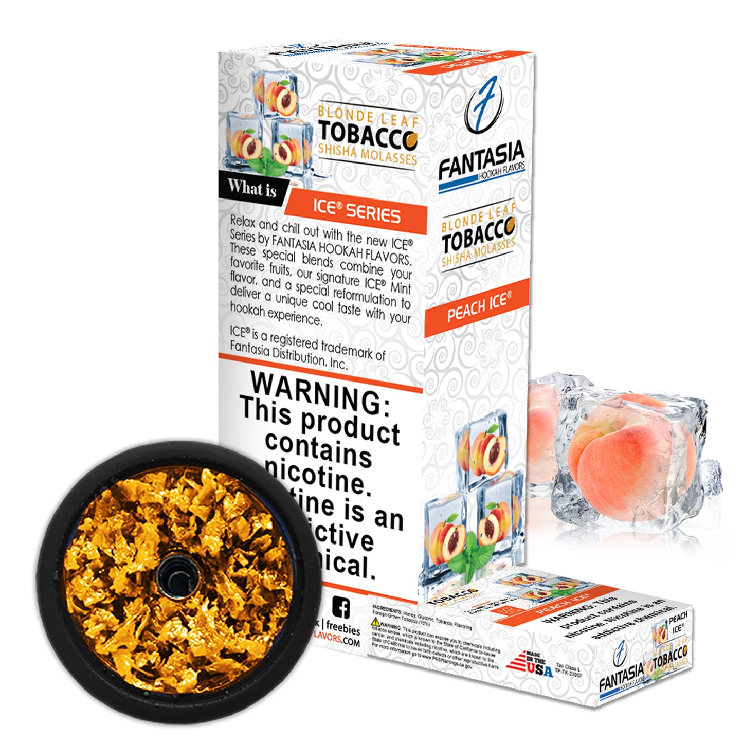 Fantasia Hookah Shisha Tobacco 500g Display (10 X 50g Pack)