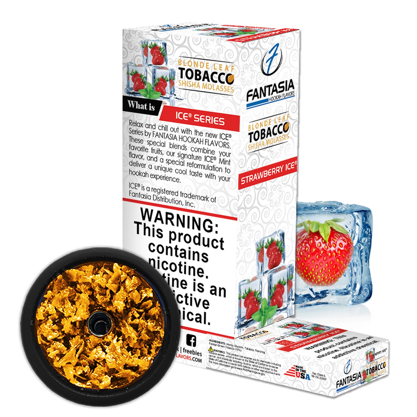 Fantasia Hookah Shisha Tobacco 500g Display (10 X 50g Pack)