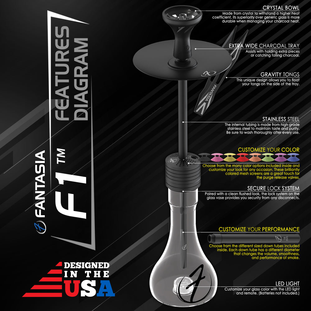 F1™ Hookah Pipe System 27in (FULL KIT)