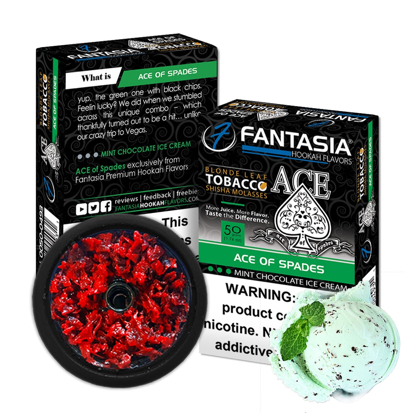 Fantasia Hookah Shisha Tobacco 50g Pack