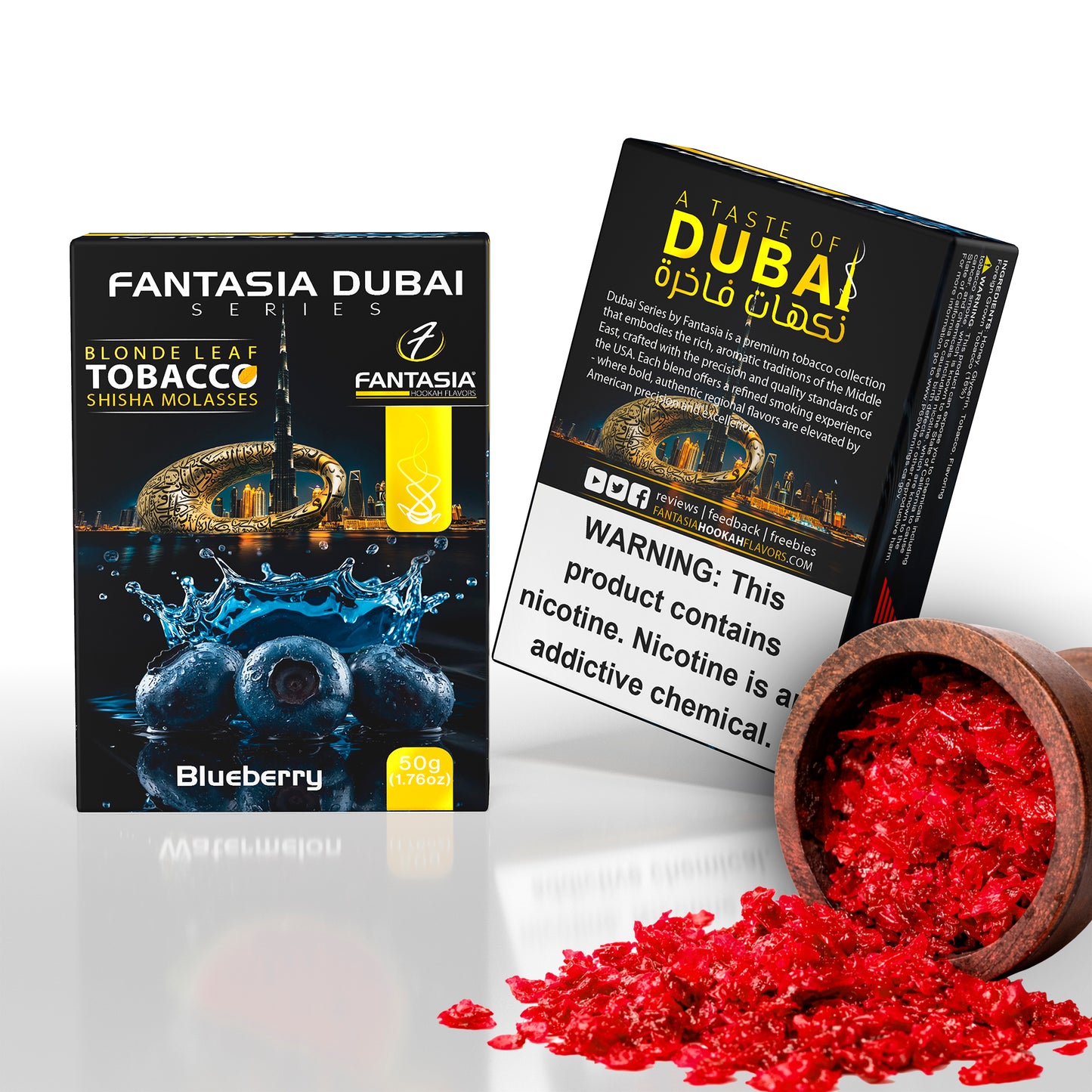 Fantasia DUBAI Hookah Shisha Tobacco 50g Pack