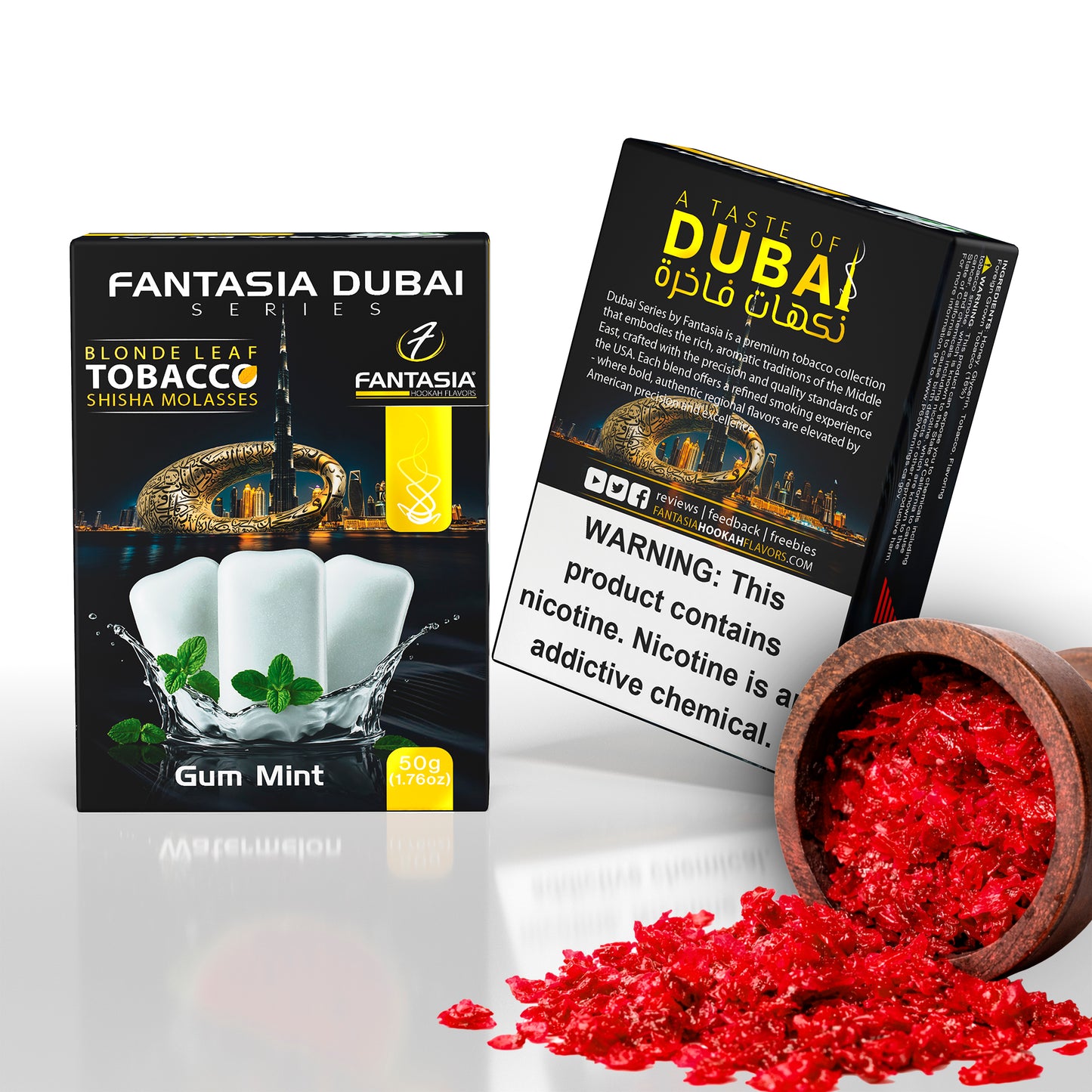 Fantasia DUBAI Hookah Shisha Tobacco 50g Pack