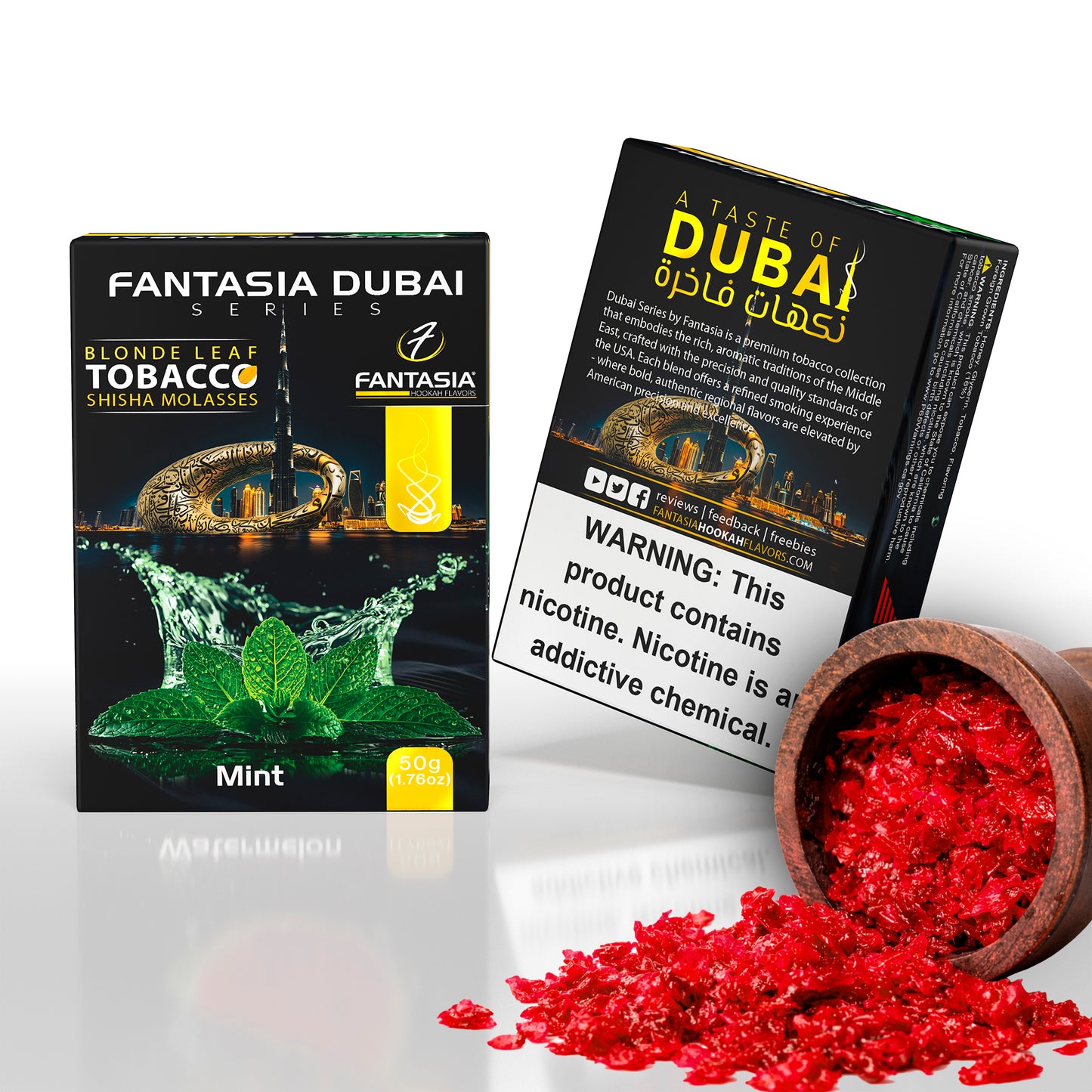 Fantasia DUBAI Hookah Shisha Tobacco 50g Pack