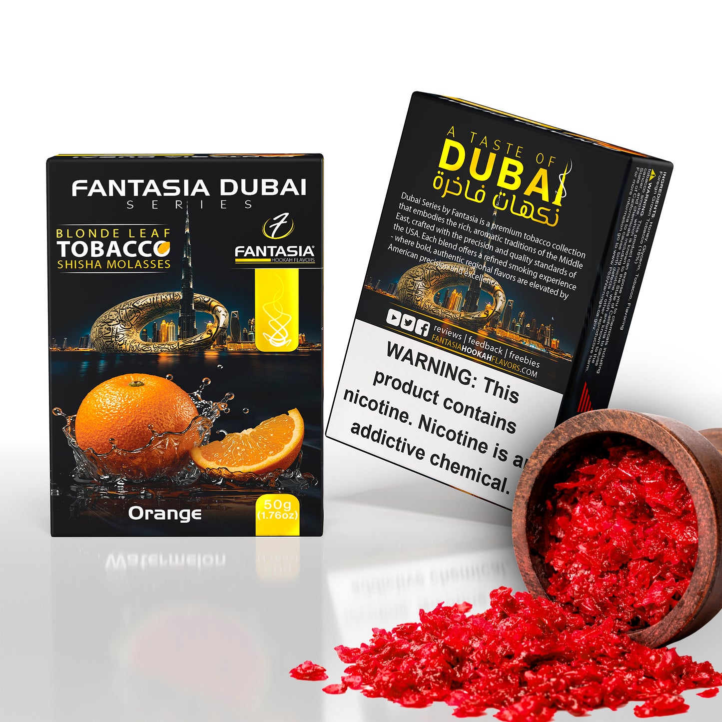Fantasia DUBAI Hookah Shisha Tobacco 50g Pack