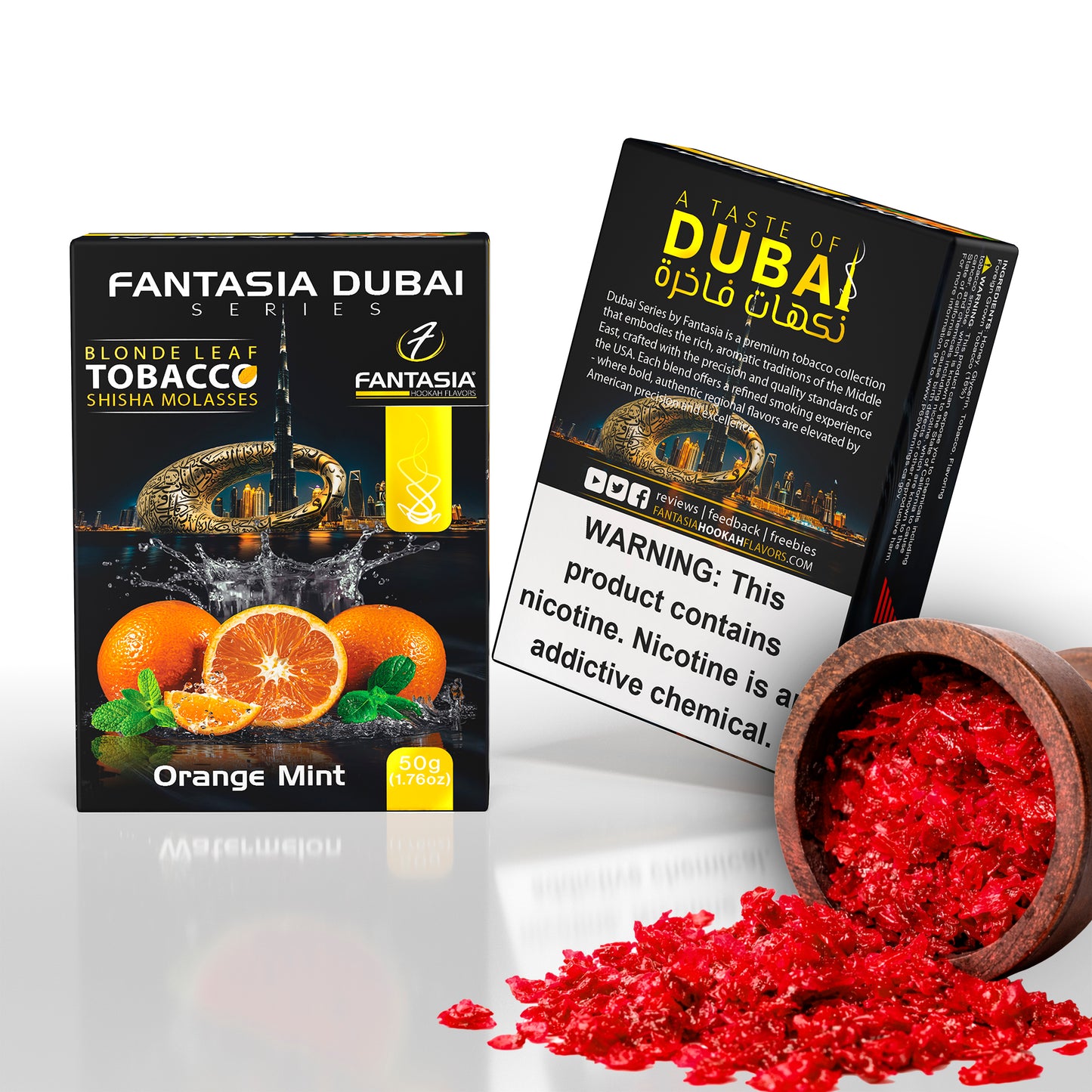 Fantasia DUBAI Hookah Shisha Tobacco 50g Pack