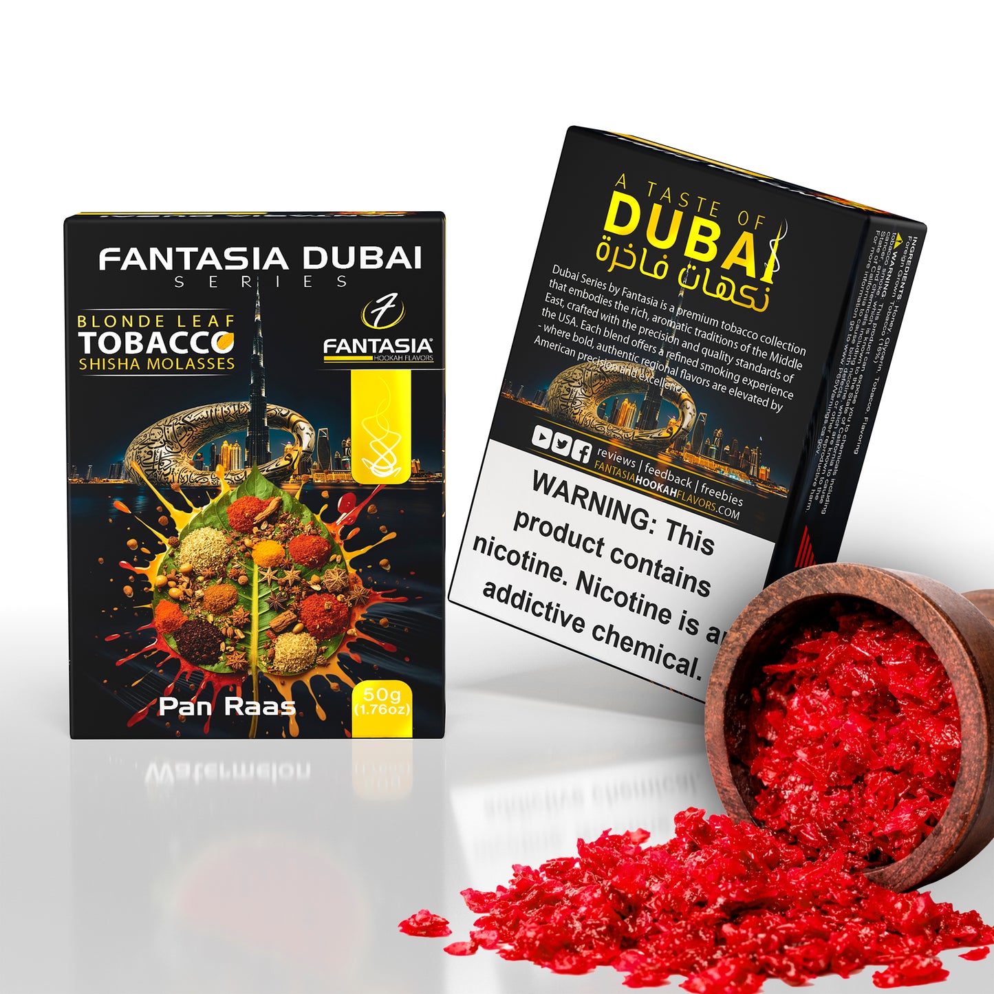 Fantasia DUBAI Hookah Shisha Tobacco 50g Pack