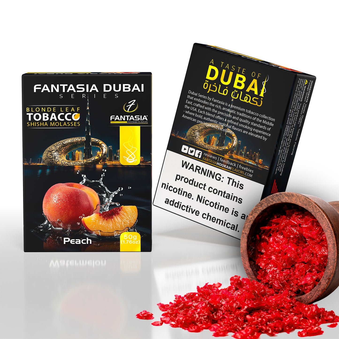 Fantasia DUBAI Hookah Shisha Tobacco 50g Pack