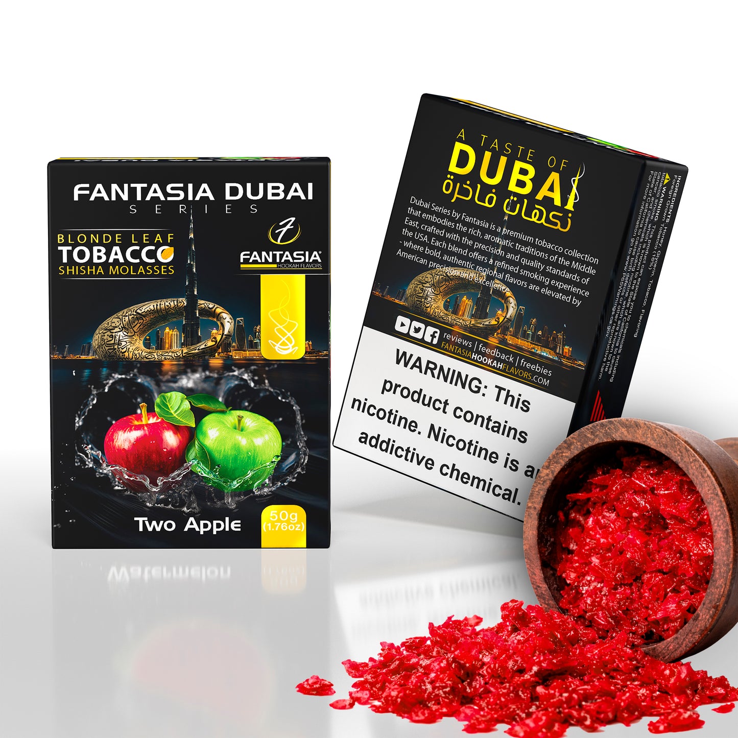 Fantasia DUBAI Hookah Shisha Tobacco 50g Pack