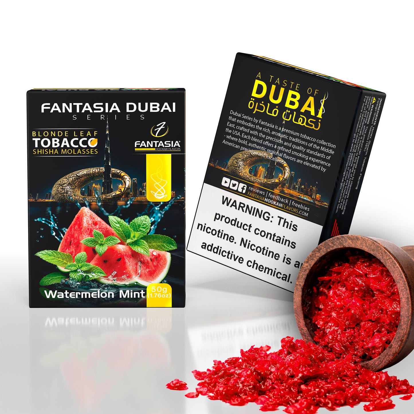 Fantasia DUBAI Hookah Shisha Tobacco 50g Pack