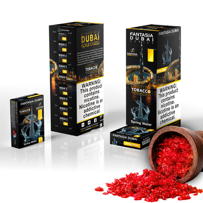 Fantasia DUBAI Hookah Shisha Tobacco 500g Display (10 X 50g Pack)