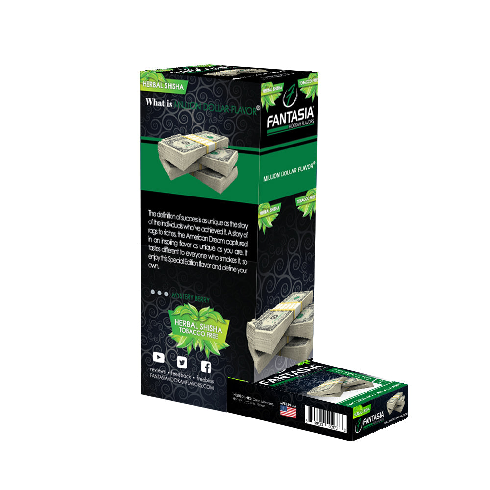 Fantasia NIC-FREE Molasses 500g Display (10 X 50g Pack)