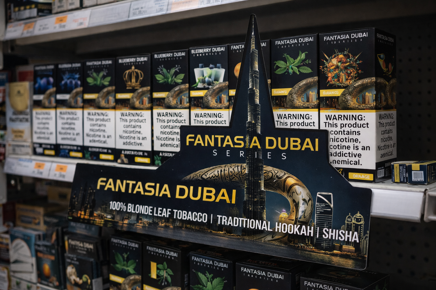 Fantasia Dubai Promo Shelf Talker 10.5 X 5.25 inch