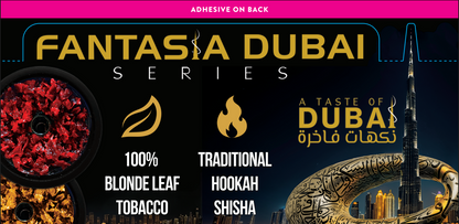 Fantasia Dubai Promo Shelf Talker 10.5 X 5.25 inch