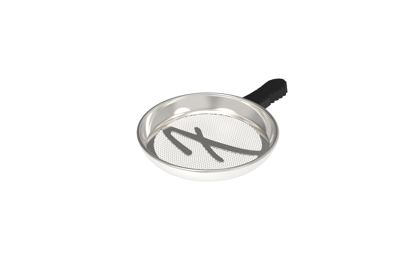 Fantasia Hookah Charcoal/Screen 4.3in Wide Tray BLACK